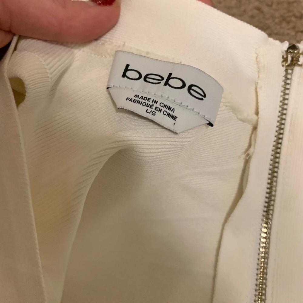 Bebe bandage and lace crop top - Picture 3 of 3